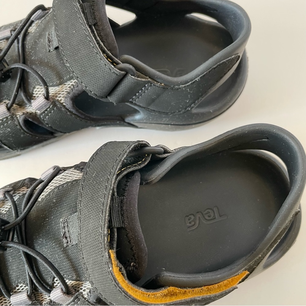 Teva Black Flintwood Fisherman Sandals Size 8 - Picture 4 of 10